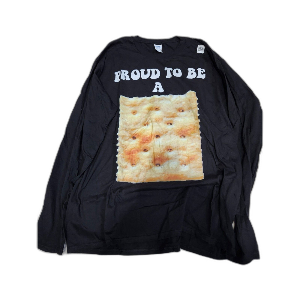 Port & Company “Proud to Be a Cracker” Graphic Long Sleeve Tee – Size XL